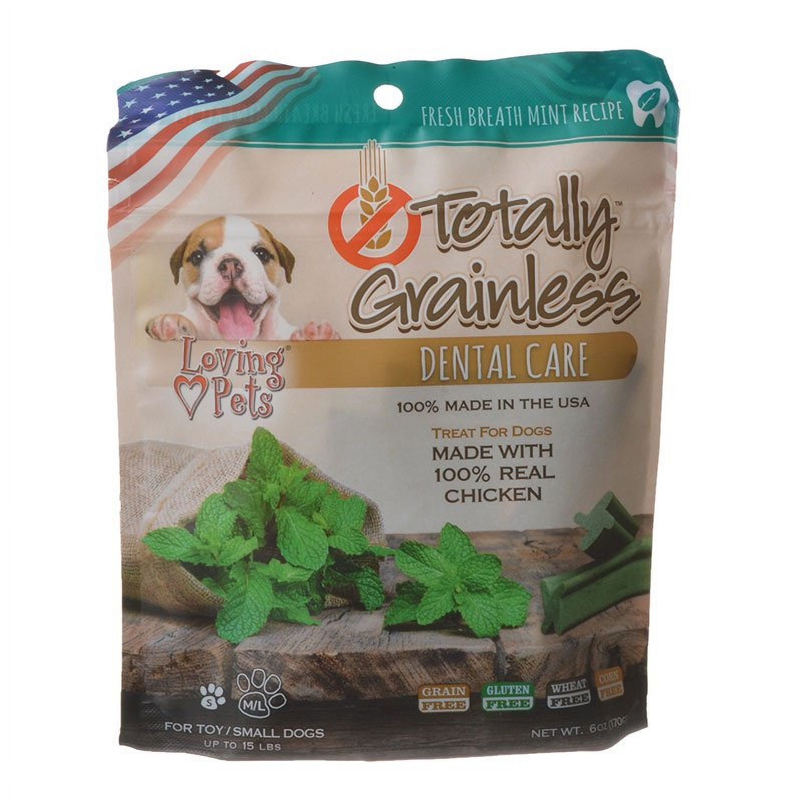 Loving Pets Totally Grainless Grain Free Fresh Breath Mint Recipe Dental Care Dog Treats Loving Pets Totally Grainless Grain Free Fresh Breath Mint Recipe Dental Care Dog Treats