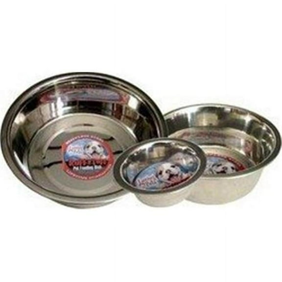 Loving Pets Striped Stainless Steel Dish 2 Qt.