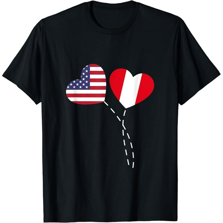 Peru Retro Flag T-Shirt Peruvian Distressed Graphic Peru Retro Flag T-Shirt Peruvian Distressed Graphic