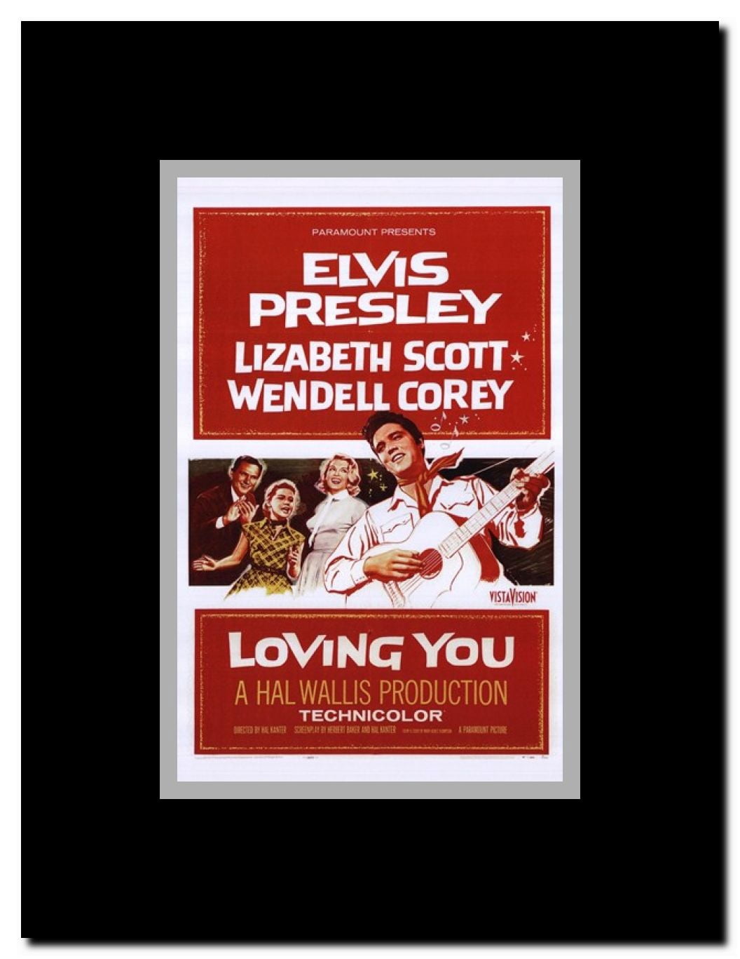 Loving You Framed Movie Poster