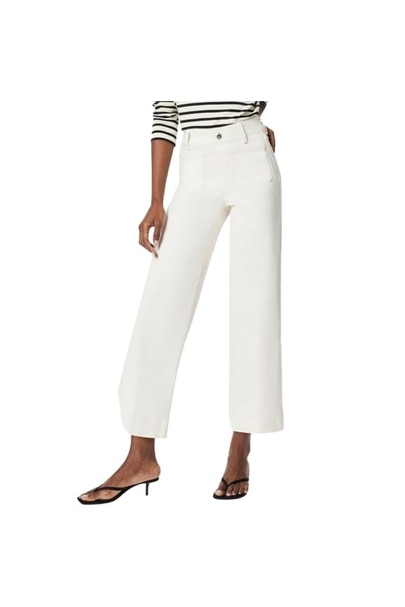 Lovinpro Wide Leg Jeans, Tummy Control Cropped Wide-Leg Jeans Oprah, High Waisted Straight Leg Stretchy Pants (WH,ML)