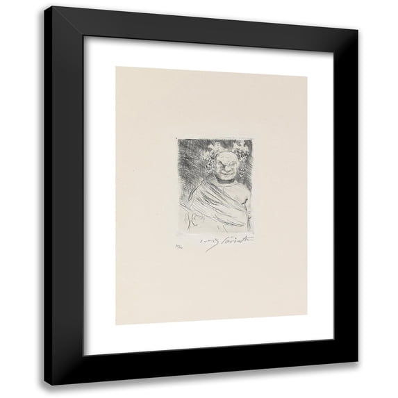 Lovis Corinth 11x14 Black Modern Framed Museum Art Print Titled - Gastmahl Des Trimalchio 08