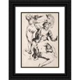 thumbnail image 1 of Lovis Corinth 11x14 Black Ornate Wood Framed Double Matted Museum Art Print Titled: Theseus and Ariadne (1914), 1 of 5