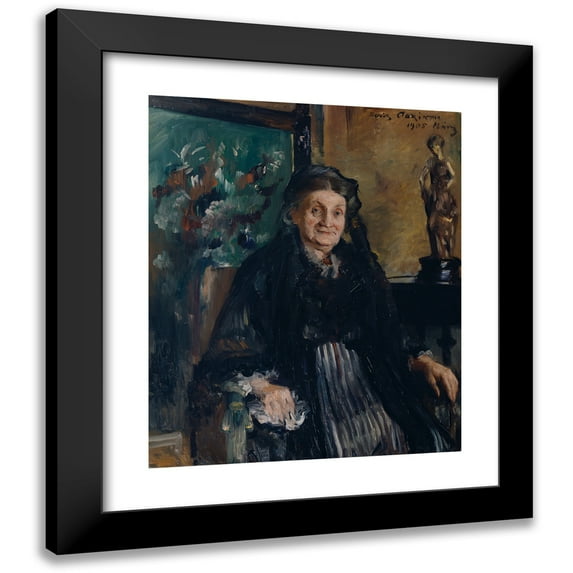 Lovis Corinth 15x17 Black Modern Framed Museum Art Print Titled - Frau Marie Moll (1905)
