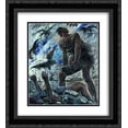thumbnail image 1 of Lovis Corinth 2x Matted 20x24 Black Ornate Framed Art Print 'Cain', 1 of 2
