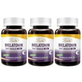 thumbnail image 1 of Lovita Melatonin 12mg Fast Dissolve Tablets, with Vitamin B6, L-Theanine, and 5-HTP for Sleep Support – 120 Vegetarian Tablets (Pack of 3), 1 of 7