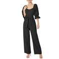 thumbnail image 1 of Lovito Women's Casual Polka Dot Spaghetti Strap Wide Leg Jumpsuit For Daily, 1 of 6