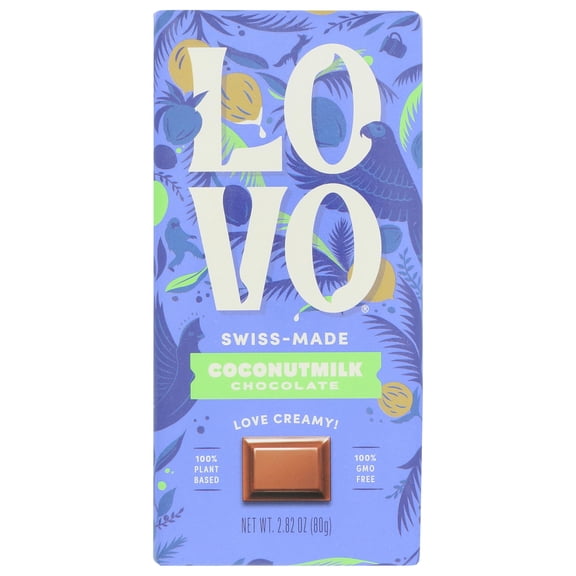 Lovo - Coconut Milk Chocolate Bar - 2.82 Oz, Case of 12