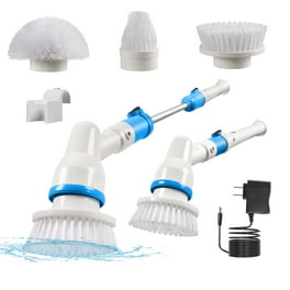 Synoshi Electric Spin Scrubber, Cleaning Brush with 3 Replaceable Cleaning  Heads