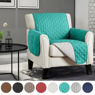Lovote Couch Cover Armchair Waterproof Sofa Cover Turquoise Non-slip Slipcover Furniture Cover Protector from Pets