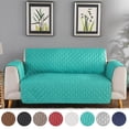 thumbnail image 1 of Lovote Couch Cover Loveseat Waterproof Sofa Cover Turquoise Non-slip Slipcover Furniture Cover Protector from Pets, 1 of 8