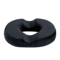 Lovote Donut Pillow Memory Foam Seat Cushion Hemorrhoid Tailbone Cushion Pain Relief， Black
