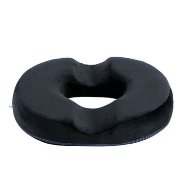 Lovote Donut Pillow Memory Foam Seat Cushion Hemorrhoid Tailbone Cushion Pain Relief， Black