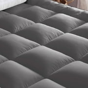 Extra Thick Queen Mattress Topper Pillow Top Mattress Protector Cover with 3 inch Hotel Quality Down Alternative Fill Mi