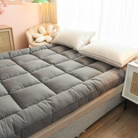 Desirable Life 3 Inch Thick Twin Mattress Topper - Soft Microfiber, Pressure Relief, Breathable | Say Goodbye to Hard Beds