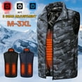 thumbnail image 1 of Lovote Heated Vest Unisex Electric Heated Coat USB Rechargeable Jacket Washable Men Women Outdoor Fishing Hunting Hiking Waistcoat, Camo, XL Size, 1 of 8
