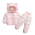 Lovskoo 15T Toddler Baby Boy Girl Quilted Snowsuit Infant Girls Snow
