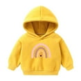 thumbnail image 1 of Lovskoo 2-7 Years Baby Clothes Christmas Toddler Baby Boy's Girl's Hoodie Children's Casual Print Long Sleeve Sweatshirt for The Baby Gift Yellow, 1 of 5