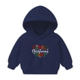 thumbnail image 1 of Lovskoo 2-7 Years Baby Clothes Christmas Toddler Baby Boy's Girl's Hoodie Children's Casual Print Sweatshirt for The Baby Gift Navy, 1 of 7