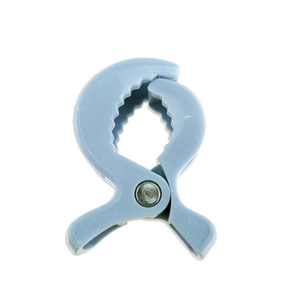 Lovskoo 2024 All Purpose Clips Baby Stroller Accessories Stroller Cover Clip Blanket Toy Pegs Hook Multicolor Light blue