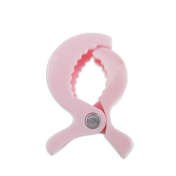 Lovskoo 2024 All Purpose Clips Baby Stroller Accessories Stroller Cover Clip Blanket Toy Pegs Hook Multicolor Pink