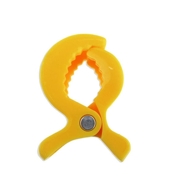 Lovskoo 2024 All Purpose Clips Baby Stroller Accessories Stroller Cover Clip Blanket Toy Pegs Hook Multicolor Yellow