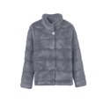 thumbnail image 1 of Lovskoo Women Faux Fur Coat Winter Elegant Thick Warm Fashion Outerwear Short Jacket Gray, 1 of 3