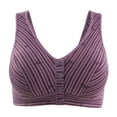 thumbnail image 1 of Lovskoo 2024 Bras for Women Comfortable Casual Wirefree Tank Top Thin Lace Plus Size Bra Purple, 1 of 3