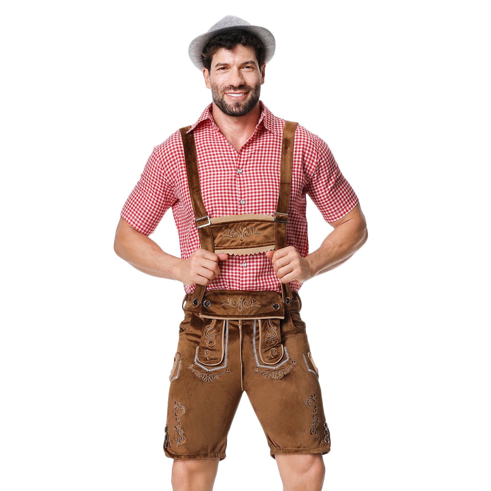Lovskoo 2024 Festival Oktoberfest Costume for Men Three Piece Set Slim ...