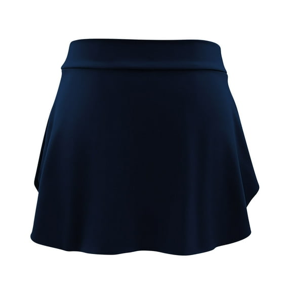 Lovskoo 2024 Flowy Tennis Skirts for Women Athletic Activewear Elasticity Pants Yoga Mini Summer Workout Running Shorts Dark Blue-2XL