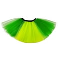 thumbnail image 1 of Lovskoo Little Girls and Big Girls Tulle Tutu Skirt Pleated Gauze Short Skirt Princess Dancing Petticoat Ballet Underskirt Green, 1 of 4