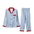 thumbnail image 1 of Zwiiyzr Matching Christmas Pajamas for Family Women Plaid and Letter Printed Round Neck Long Sleeve Tops and Pants Loungewear Jammies Sleepwear Wear Mommy Red, 1 of 7