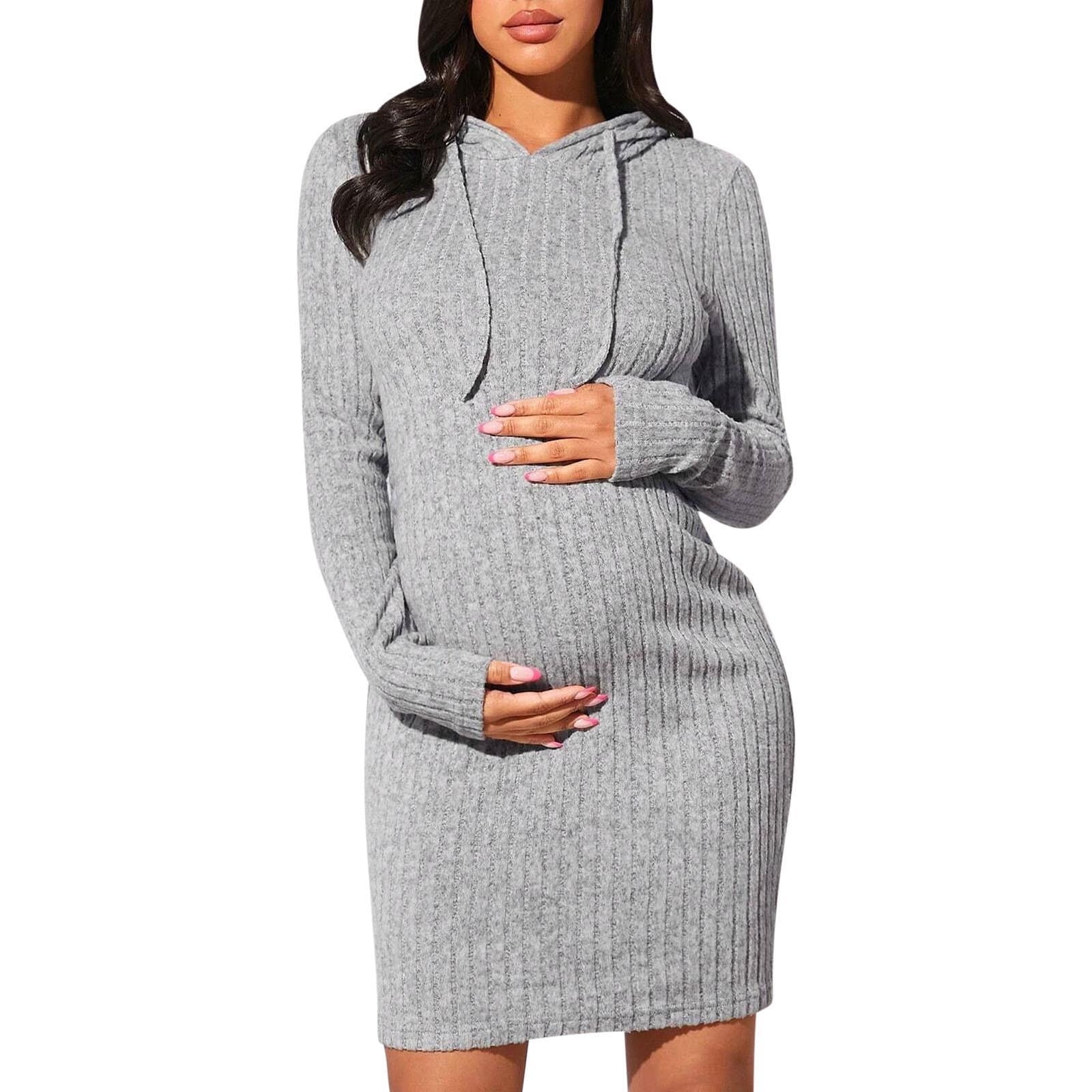 Women Pregnancy Nursing Jumper Long Sleeves Maternity Hoodies Breastfeeding Tops