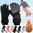 thumbnail image 1 of Lovskoo 2024 Men's Winter Gloves Outdoor Windproof Rainproof Cold Proof Ski Riding Warm Gloves Blue, 1 of 6
