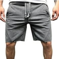 thumbnail image 1 of Lovskoo 2024 Mens Shorts European and American Trendy Running Breathable Shorts Loose Hot Selling New Style Dark Gray XL, 1 of 6