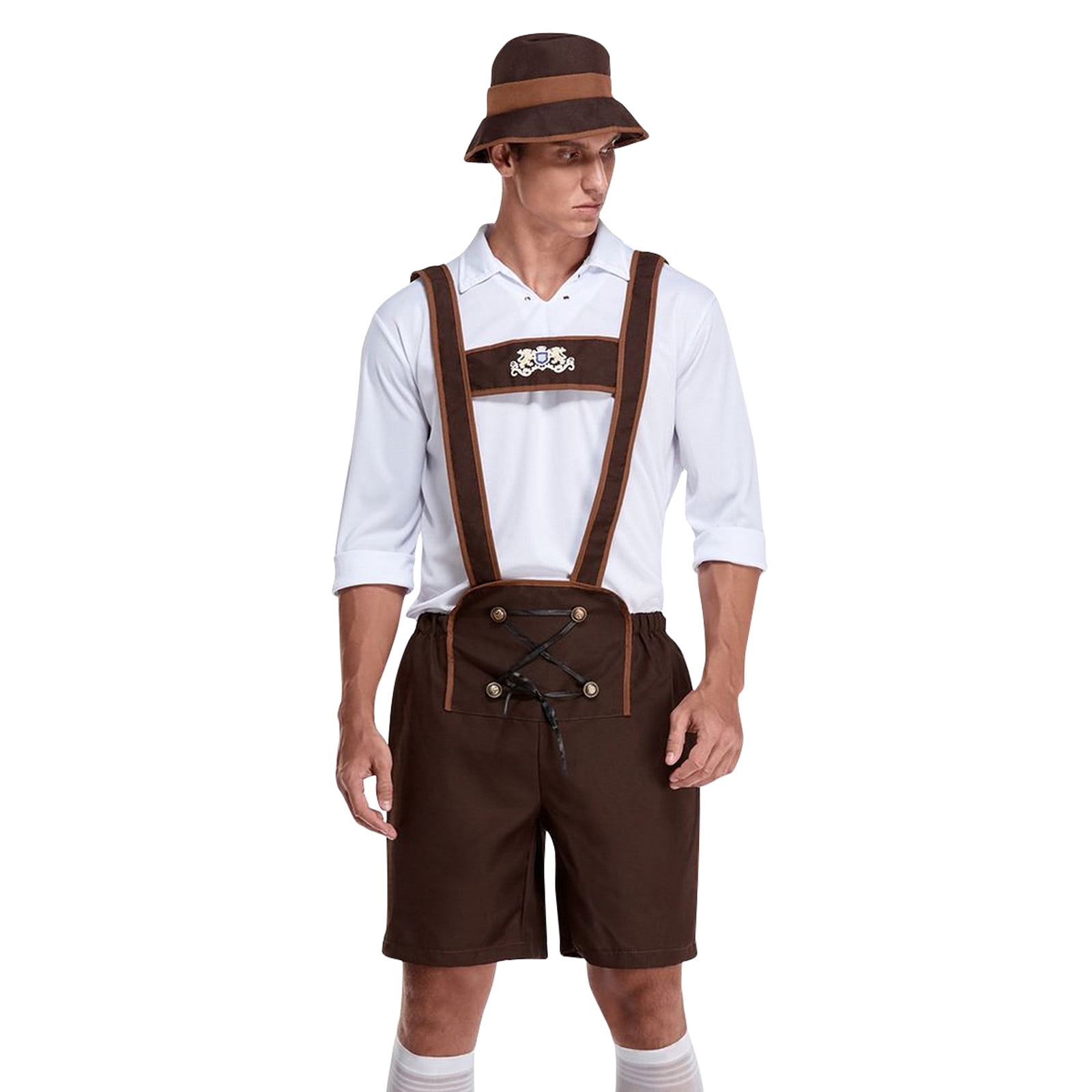 Lovskoo 2024 Oktoberfest Festival Costume for Men Three Piece Set Fit Long Sleeve Lapel Neck Shirt Overalls Hat Dance Platform Outfits Performance ... Lovskoo 2024 Oktoberfest Festival Costume for Men Three Piece Set Fit Long Sleeve Lapel Neck Shirt Overalls Hat Dance Platform Outfits Performance ...