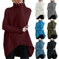 thumbnail image 1 of Lovskoo 2024 Sweaters for Women Turtleneck Winter Trendy Long Sleeve Sweater Olive Green, 1 of 4