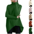 thumbnail image 1 of Lovskoo 2024 Sweaters for Women Turtleneck Winter Trendy Long Sleeve Sweater Rose Gold, 1 of 5