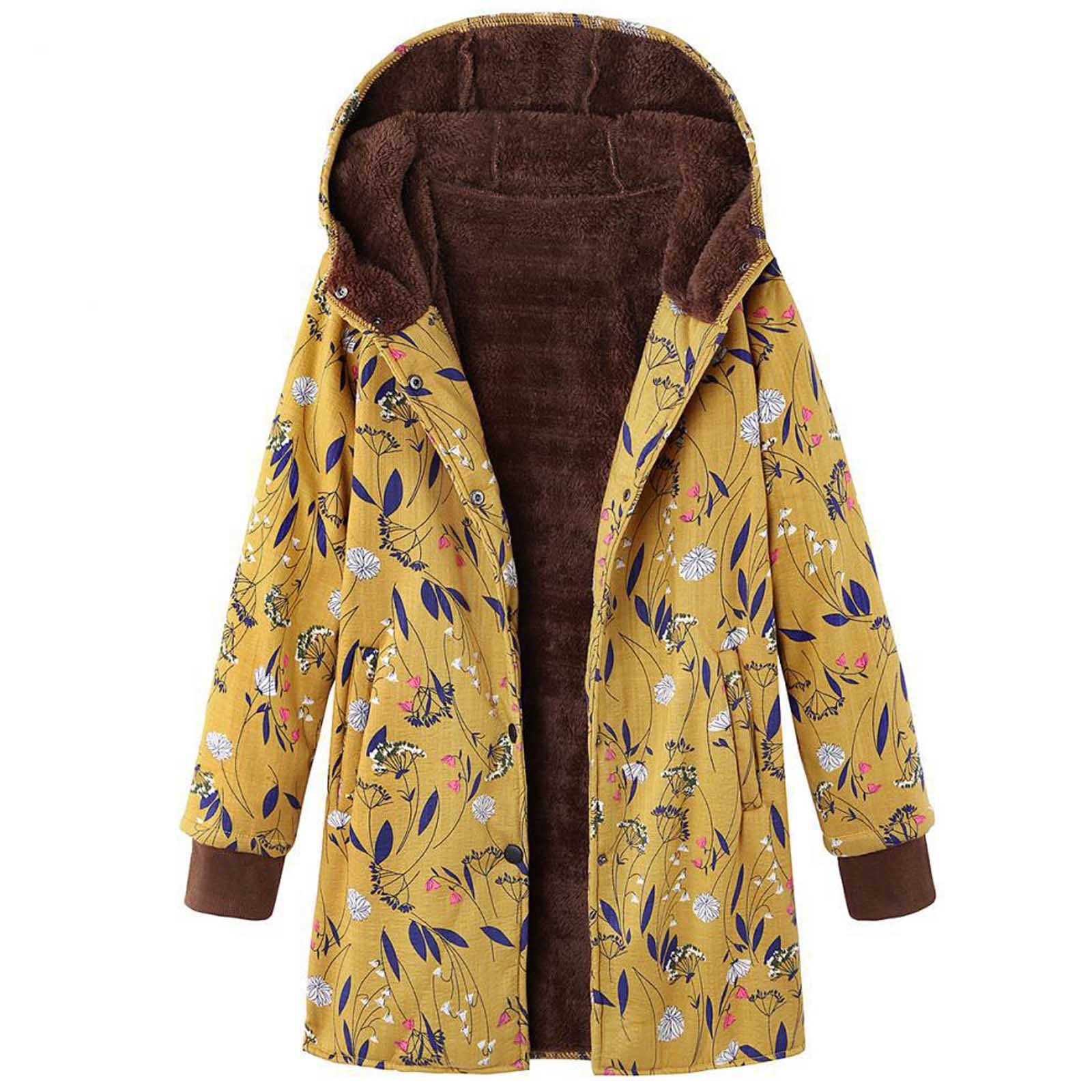 Lovskoo 2024 Winter Coats for Women 2023 Trendy Plus Size Vintage ...