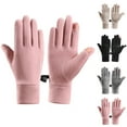 thumbnail image 1 of Lovskoo 2024 Winter Gloves for Men and Woman Windproof Warm Gloves Touchscreen Riding Outdoor Gloves Pink, 1 of 2