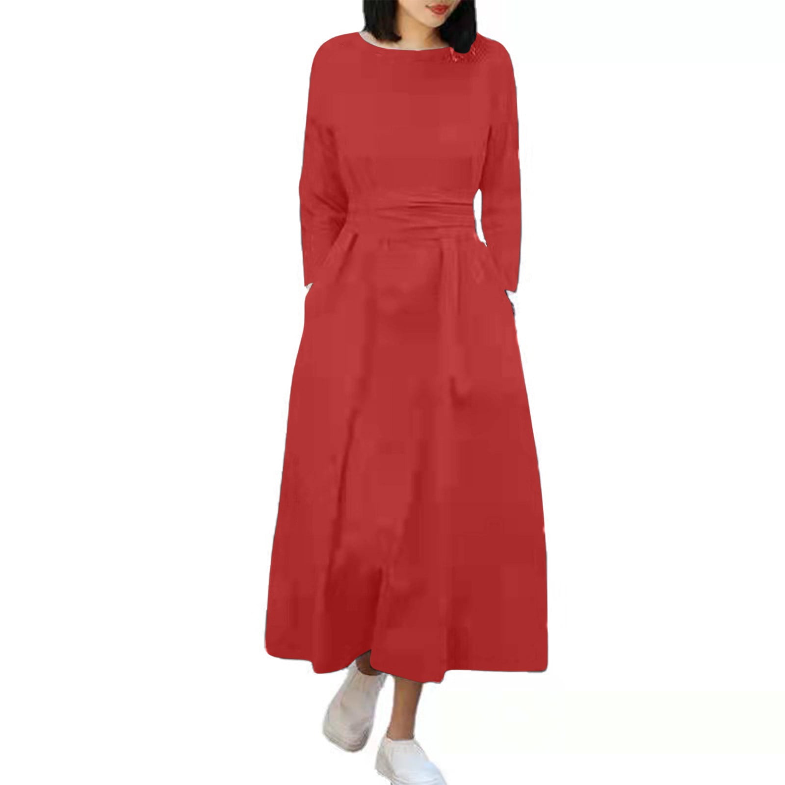 korean fashion red dress Follow + comment for outfits link , Red Dress Era , When elegance meets Korean fashion vibes , This red midi dress is perfect for summer outings, brunch dates, vacations, and aesthetic