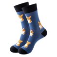 thumbnail image 1 of Lovskoo 2024 Women Mens Dress Socks Mid-Calf Unisex Christmas Gifts Casual Winter Warm Cotton Socks Knit Soft Long Socks Cute Novelty Crew Socks M, 1 of 3