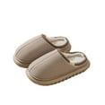 thumbnail image 1 of Lovskoo 2024 Women's And Men's Slippers Winter Models Hundreds Of Indoor Home Leisure Warm Shoes Non-Slip Warm Thickened Couple Cotton Shoes Coffee, 1 of 7