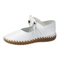 thumbnail image 1 of Lovskoo 2024 Women's Dressy Casual Slip-On Loafers for Office Wear Comfortable Faux Leather Driving Loafer Shoes White, 1 of 9