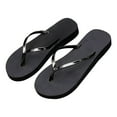 thumbnail image 1 of Lovskoo 2024 Women's Flip-Flop Slippers Summer Trendy Casual Beach Dressy Thong Sandals Black, 1 of 9
