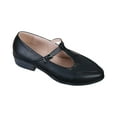 thumbnail image 1 of Lovskoo 2024 Women's Mary Shoes Closed Toe Pointed T-Shaped Retro Mary Shoes Low-Heeled Trendy Shoes Black, 1 of 8