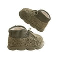 thumbnail image 1 of Lovskoo 2024 Women's And Men's Slippers Winter Warm Padded Outer Wear Thick Bottom Plush Warm Home Indoor Leisure Non-Slip Warm Thickened Couple Shoes Green, 1 of 6