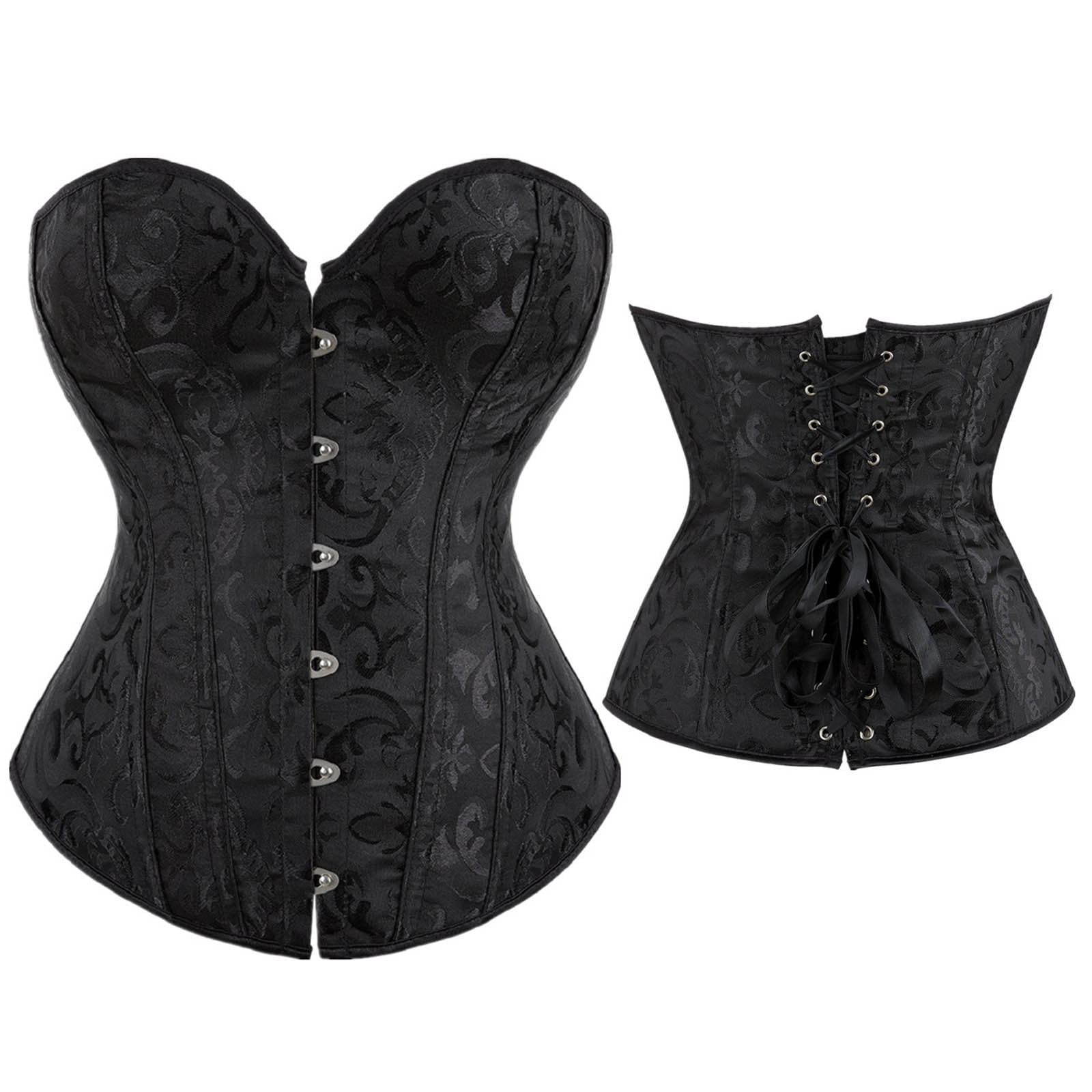 Un Corset Cabaret Rouge Et Noir Digne De Dita Von Tease│Easy Love Shop