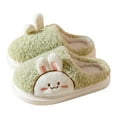 thumbnail image 1 of Lovskoo 2024 Women's Slippers Cute Slippers Warm Winter Slippers Soft Fleece Plush House Slippers Indoor Outdoor Green, 1 of 6