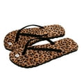 thumbnail image 1 of Lovskoo 2024 Women's Slippers Summer Open Toe Flip-Flops Trendy Flat Flip-Flops Beach Sandals Brown, 1 of 9